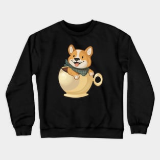 Corgi Puppuccino Crewneck Sweatshirt